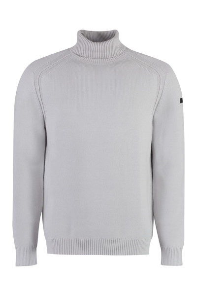 Rrd - Roberto Ricci Design Cotton Turtleneck Sweater In Grey