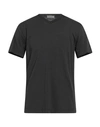Crossley Man T-shirt Black Size Xl Cotton