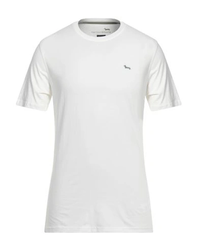 Harmont & Blaine Man T-shirt White Size M Cotton In White
