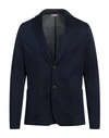 Fradi Man Suit Jacket Navy Blue Size 46 Cotton