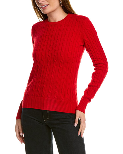 Brooks Brothers Wool & Cashmere-blend Sweater In Red
