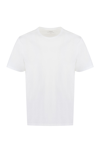 Vince Cotton Crew-neck T-shirt In Alabaster