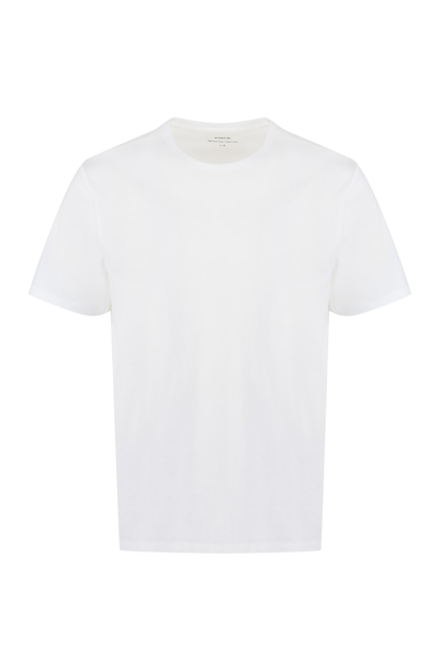 Vince Cotton Crew-neck T-shirt In White