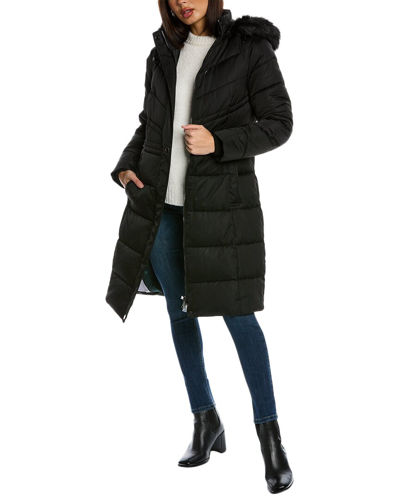 Ted Baker Samira Belted Padded Coat In Black