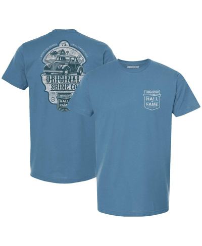 Checkered Flag Sports Men's  Light Blue 2023 Nascar Hall Of Fame Shine Retro T-shirt
