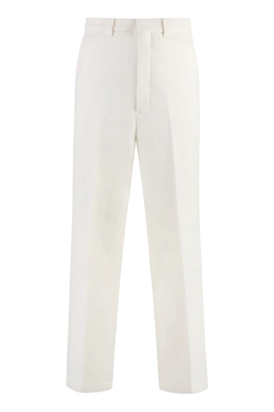 AMI ALEXANDRE MATTIUSSI AMI PARIS VIRGIN WOOL TROUSERS