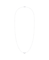 Luvmyjewelry Midnight Crescent Layered Diamond Necklace In Sterling Silver In White