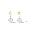 Classicharms Doris Freshwater Pearl Drop Earrings In Gold