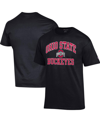 Champion Men's  Black Ohio State Buckeyes High Motor T-shirt