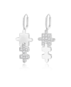 CLASSICHARMS JIGSAW PUZZLE DROP EARRINGS