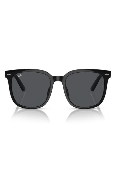 Ray Ban 57mm Square Sunglasses In Dark Grey