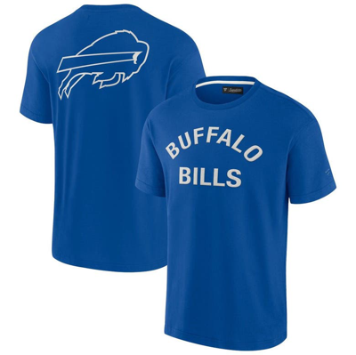 Fanatics Signature Unisex  Royal Buffalo Bills Super Soft Short Sleeve T-shirt