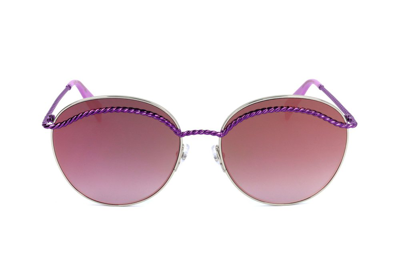 Marc Jacobs Eyewear Round Frame Sunglasses In Pink