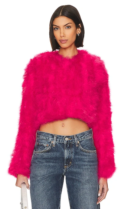 Camila Coelho Lincoln Jacket In Fuchsia