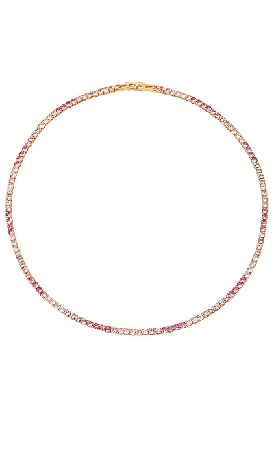 Petit Moments Ombre Necklace In Pink