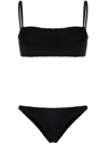 Hunza G Gigi Lurex Bikini In Black