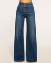 Ramy Brook Liv High-rise Wide-leg Jeans In Medium Wash