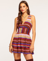 Ramy Brook Laura Mini Dress In Holiday Chevron
