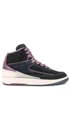 Jordan Air  2 Retro Sneaker In Off Noir  Sky Mauve  Guava Ice  & Cool G