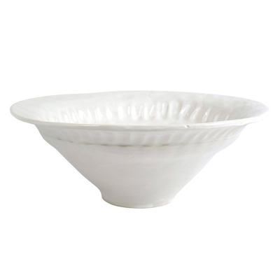 Vietri Pietra Serena Small Serving Bowl In White