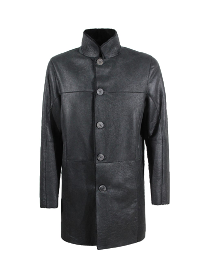 Gms-75 Sheepskin Gms75 Jacket In Black