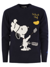 MC2 SAINT BARTH SNOOPY CHEF JUMPER IN WOOL AND CASHMERE BLEND