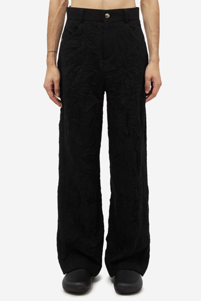 Andersson Bell Wool Belfort Trousers In Black Black