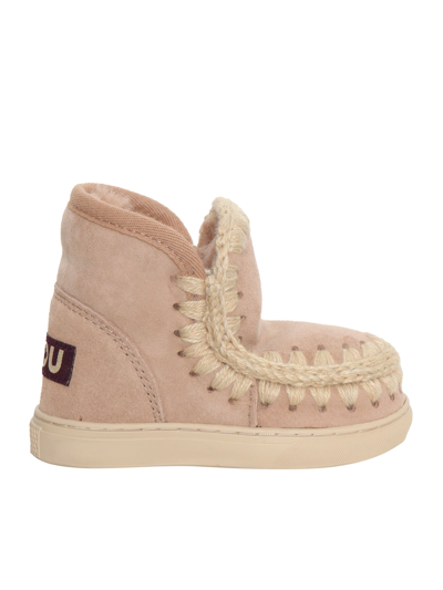 Mou Kids' Eskimo Sneakers In Beige