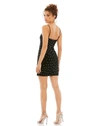 Mac Duggal Sleeveless Pearl Encrusted Sweetheart Mini Dress In Black
