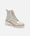 Dolce Vita Hinto Boots In Silver Metallic Calf Hair In Multi