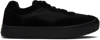 COMME DES GARÇONS HOMME DEUX BLACK SUEDE & MESH SNEAKERS