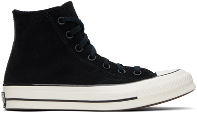 Converse Chuck 70 Suede Sneakers In Black/egret/ancestralblue