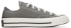 Converse Chuck 70 Ox Vintage Canvas Sneakers In Charcoal Gray In Story/egret/black