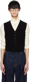 GUEST IN RESIDENCE BLACK TAILORED VEST