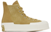 CONVERSE BEIGE CHUCK 70 PLUS SUEDE SNEAKERS