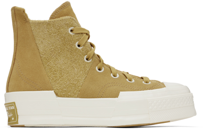 Converse Women's Chuck 70 Plus Suede High-top Trainers In Dunescape