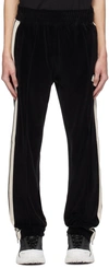 Moncler Genius Palm Angels Chenille Sweatpants In Black