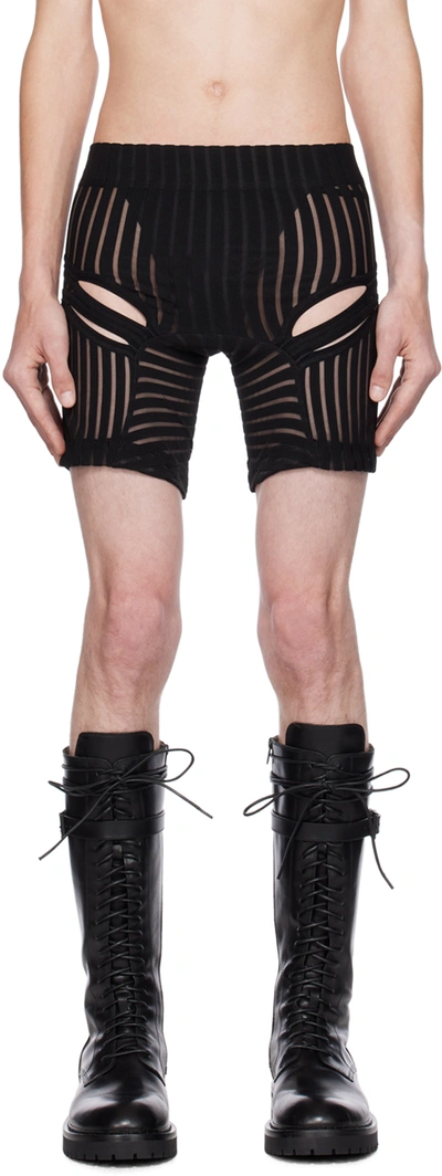 Parnell Mooney Black Striped Boxers