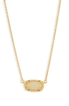 Kendra Scott Elisa Birthstone Pendant Necklace In Gold Yellow