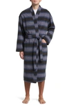 MAJESTIC LINE UP COTTON ROBE