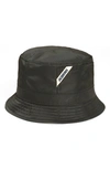 Jacquemus Ovalie Bucket Hat In Black 990