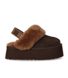 Ugg Women's Funkette Slipper In Burnt Cedar In Braun