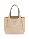 Prada Women's Leather Mini Bag In Beige Khaki