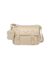 Prada Women's Re-nylon Shoulder Bag In Beige