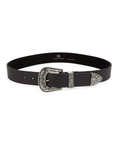 B-LOW THE BELT WOMEN'S FRANK LEATHER SINGLE BUCKLE BELT