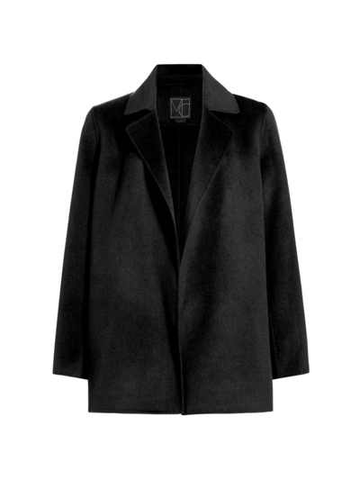 Mercer Collective Women's Kate Open-front Wool Coat In Black