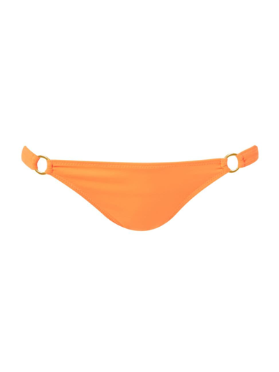 Melissa Odabash Women's Caracas Hipster Ring Bikini Bottoms In Orange