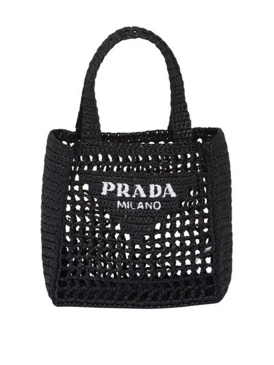 Prada Women's Small Crochet Tote Bag