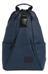 Duchamp Rubberized Sling Bag In Navy