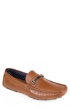 Tommy Hilfiger Men's Axin Slip-on Penny Drivers In Burnished Medium Brown